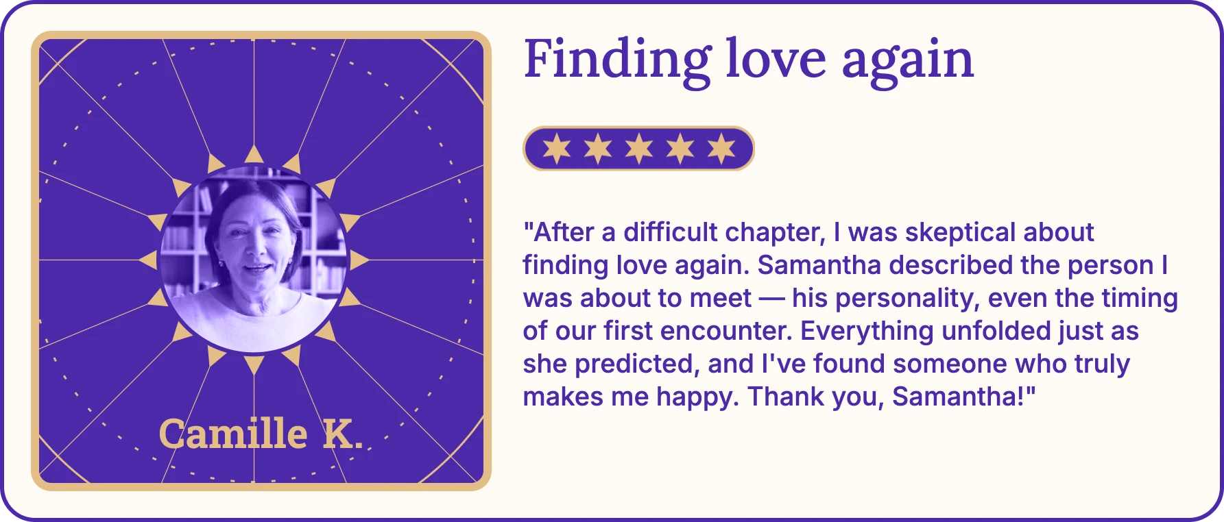 Happy AstroNow client 3 after a psychic reading session